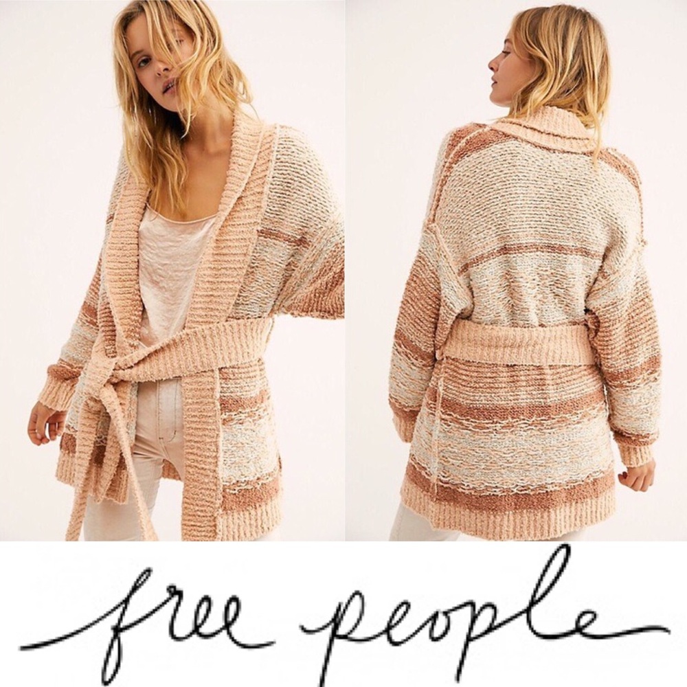 NWT Free People Cozy Cabin Cardigan B1